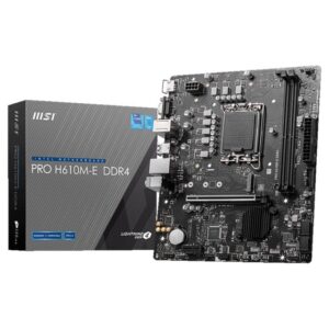 MSI Pro H610M-E D4 1700P Vga Hdmi Bilgisayar ve Bileşenleri