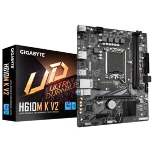 Gigabyte H610M K V2 D5 1700P Vga Hdmi Usb3.2 Bilgisayar ve Bileşenleri