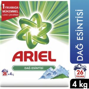 Ariel Toz Çamaşır Deterjanı 4 kg 26 Yıkama Dağ Esintisi Vitrindekiler