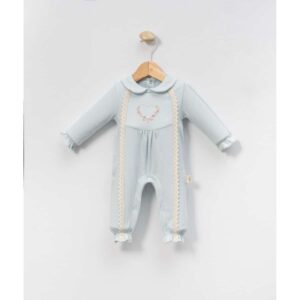 MİNİ CAYZEN KIZ 3-6-9 AY KALP NAKIŞLI TULUM Bebek Tulum