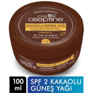 Cire Aseptine Kakaolu Güneş Yağı 100 ml SPF 2 Güneş Bakım Ürünleri