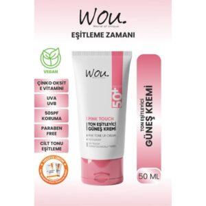 Wou Pink Touch Ton Eşitleyici ve Aydınlatıcı Yüksek Koruma Etkil Güneş Bakım Ürünleri