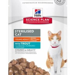 Hills Sterilised Kısırlaştırılmış Alabalıklı Kedi Konserve 85g KONSERVE YAŞ MAMALAR