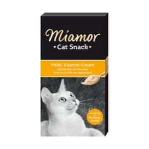 Miamor Kedi Ödül Maması Cream Multi Vitamin 6x15gr Kedi Ödülleri