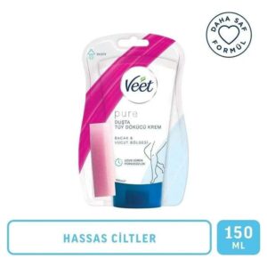 Veet Pure 150ml Duşta Tüy Dökücü Krem Hassas Ciltler Ağda Ürünleri