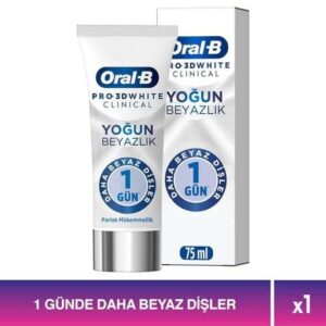 Oral-b Pro 3dw Clinical Parlak Mükemmellik Diş Macunu 75 Ml Ağız & Diş Bakım Ürünleri