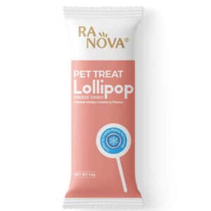 Ranova Kızılcık Aromalı Dondurularak Kurutulmuş Kedi Ödülü Lolipop 1.4 Gr Kedi Ödülleri