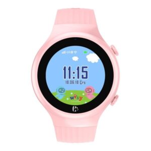 Wiky Watch 5S Akıllı Çocuk Saati - Görüntülü Arama, Gps, Sos, Sağlık Takibi, Güvenli Alan Pembe Aksesuar